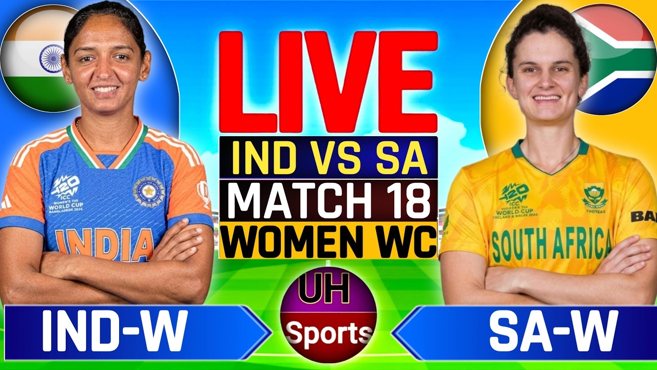 IND W vs SA W Live - 18th T20 Live Cricket Match Commentary | India Vs South Africa Live Match Today
