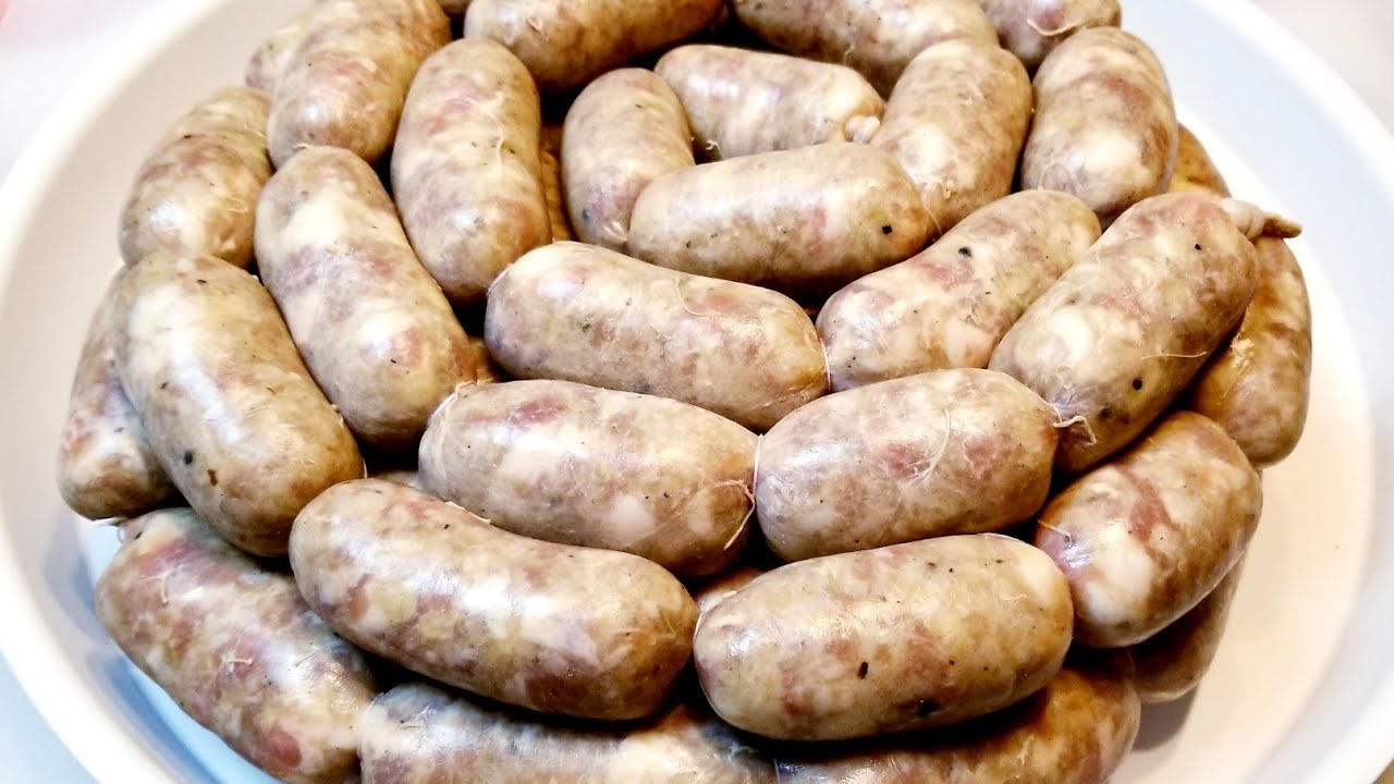 ทำไส้กรอกอีสานกันค่ะ​ ไส้กรอกหมู​ สูตร​ทำขาย​ Thai Pork Sausage