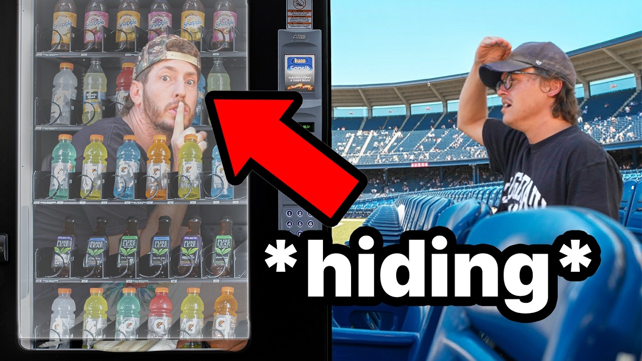 Extreme Hide & Seek in MLB Stadium!