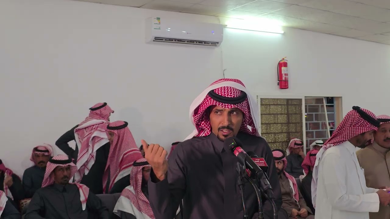 حفل زواج عبدالرحمن وراشد ابنا الشاعر رشيد بن معدي ومقبول ابن الشيخ سعود بن سعيد القلادي 1447/6/6ا