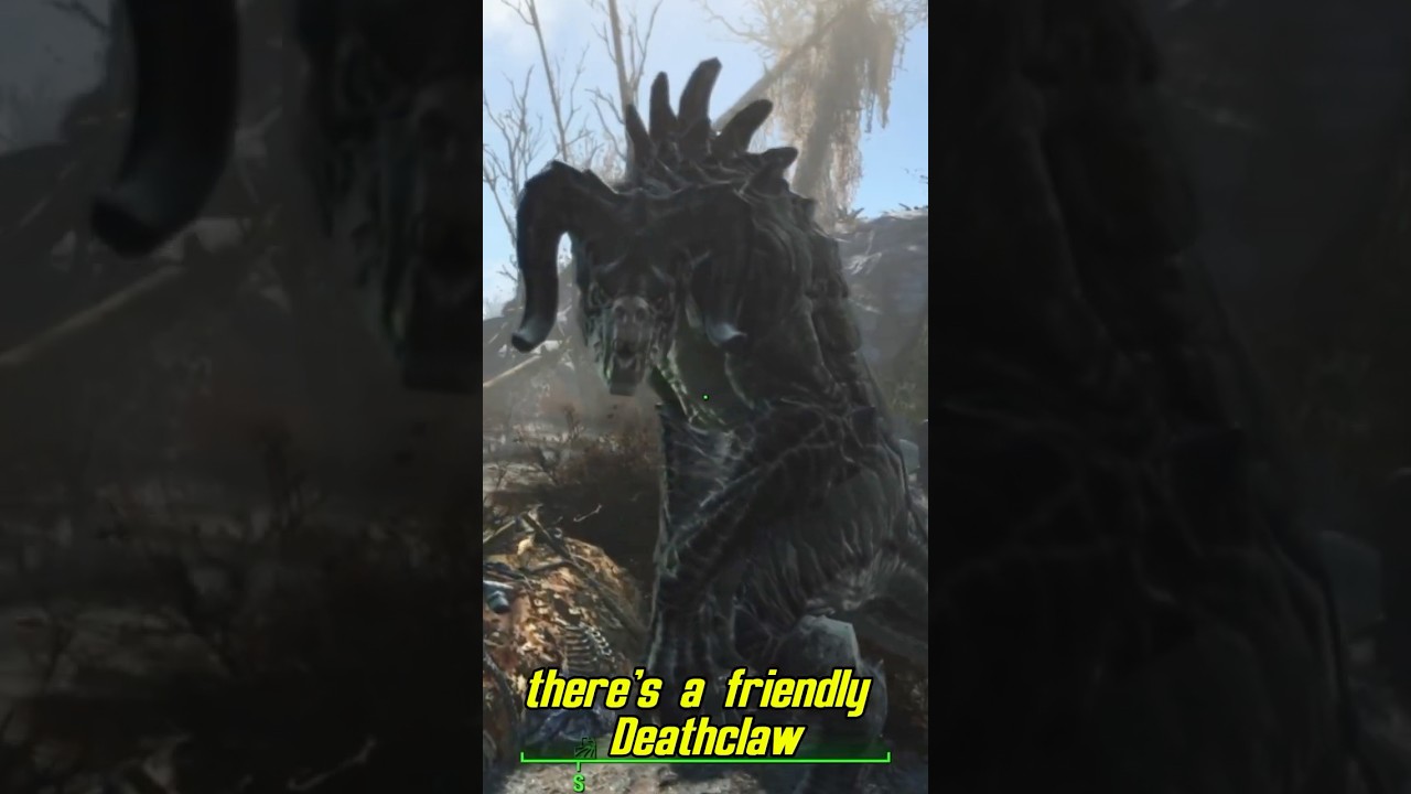 Fallout 4's Friendly Deathclaw #fallout #gaming #fallout4