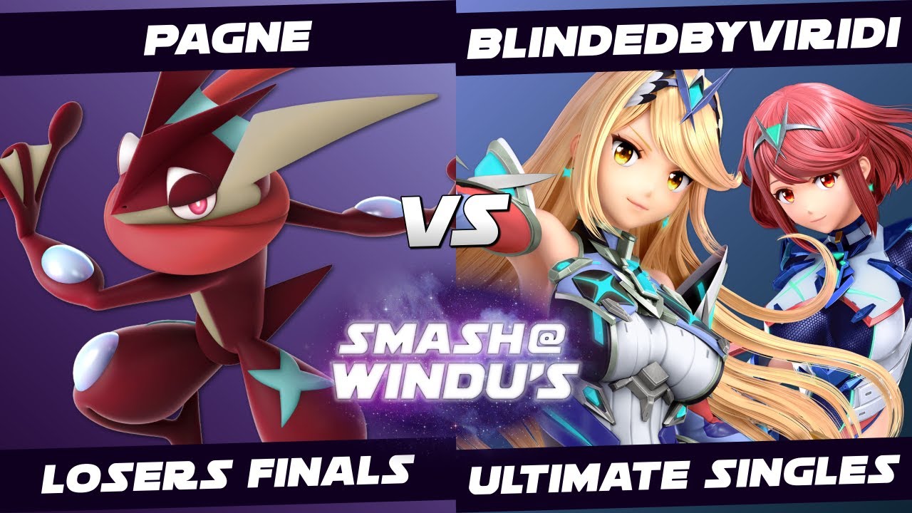Smash @ Windu's 224 Pagne (Greninja, King Dedede) vs BlindedByViridi (Mythra, Pac-Man) Losers Finals