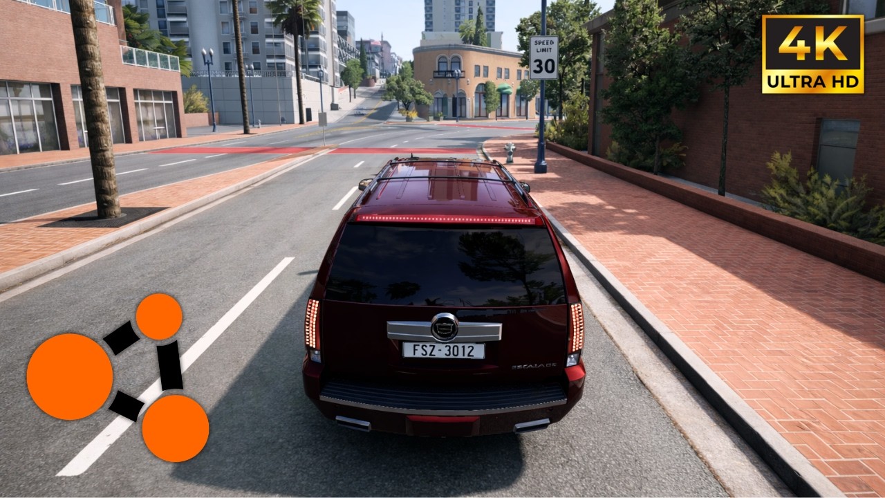 2012 Cadillac Escalade ESV on BeamNG.drive! | INSANE TEST DRIVE & CRASH [4K ULTRA HD]