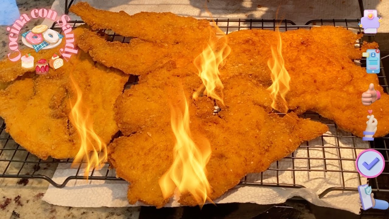 Milanesas de Pollo Empanizandas Picosita-Spicy Super Deliciosa!!!