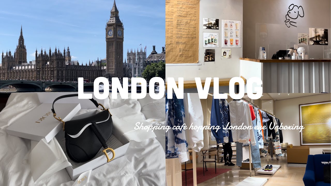 Last day in London 🥺 Visit London Eye, Unboxing Dior Bag, Korean food | اخر يوم في لندن 🥺 لندن اي