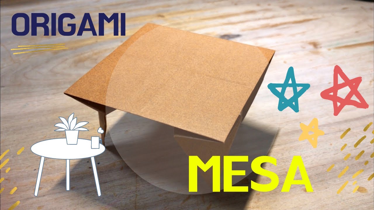 [ORIGAMI] Mesa/Table/テーブル, cómo hacer, diy