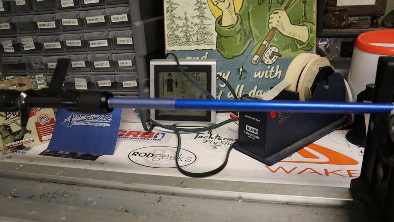 Part 2 Custom Built Baitcaster Spiral/Acid Wrap Rod, With Special Epoxy!