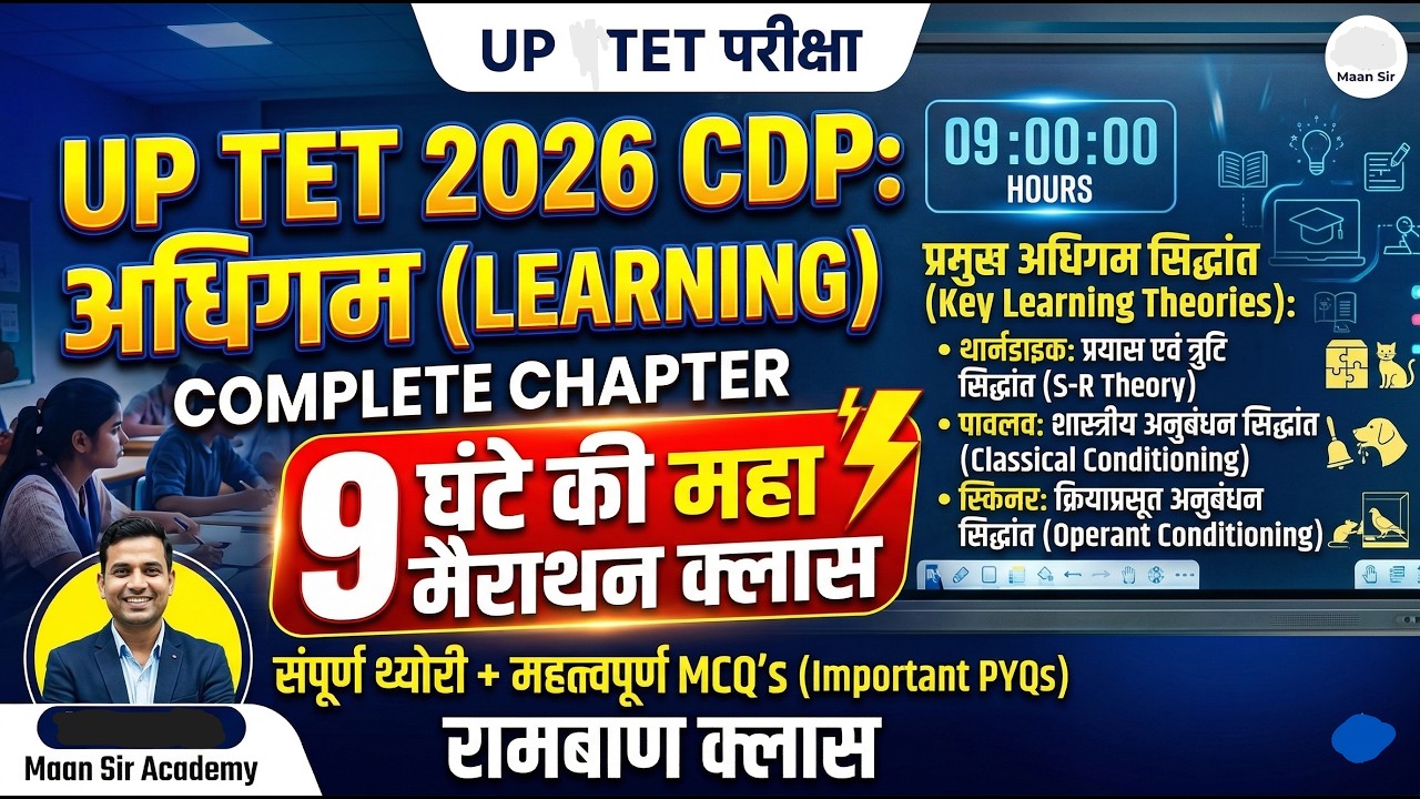 RPSC 1st grade psychology Marathon class - Learning | 1st grade psychology syllabus | #RPSC1STGRADE