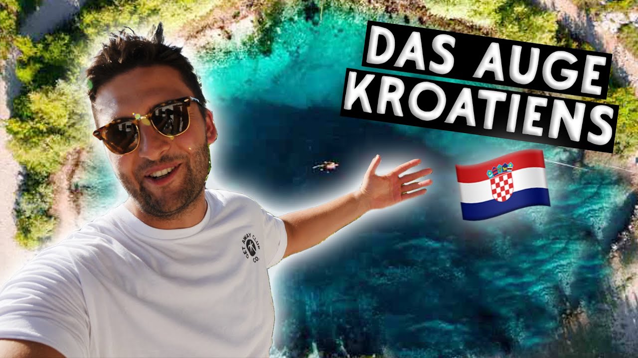 SCHWIMMEN IM BLAUEN AUGE DER WELT - Cetina Quelle in Kroatien 😱