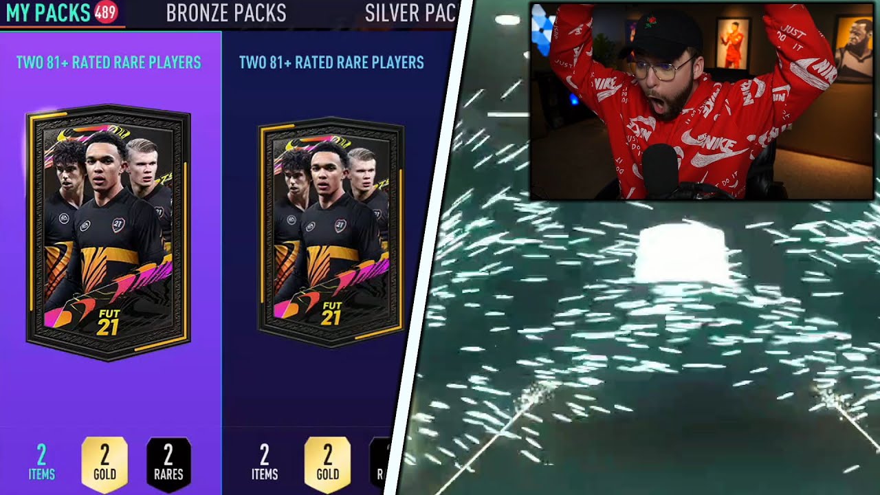 INSANE LUCK!! HUGE FUT BIRTHDAY PACK OPENING!! - FIFA 21