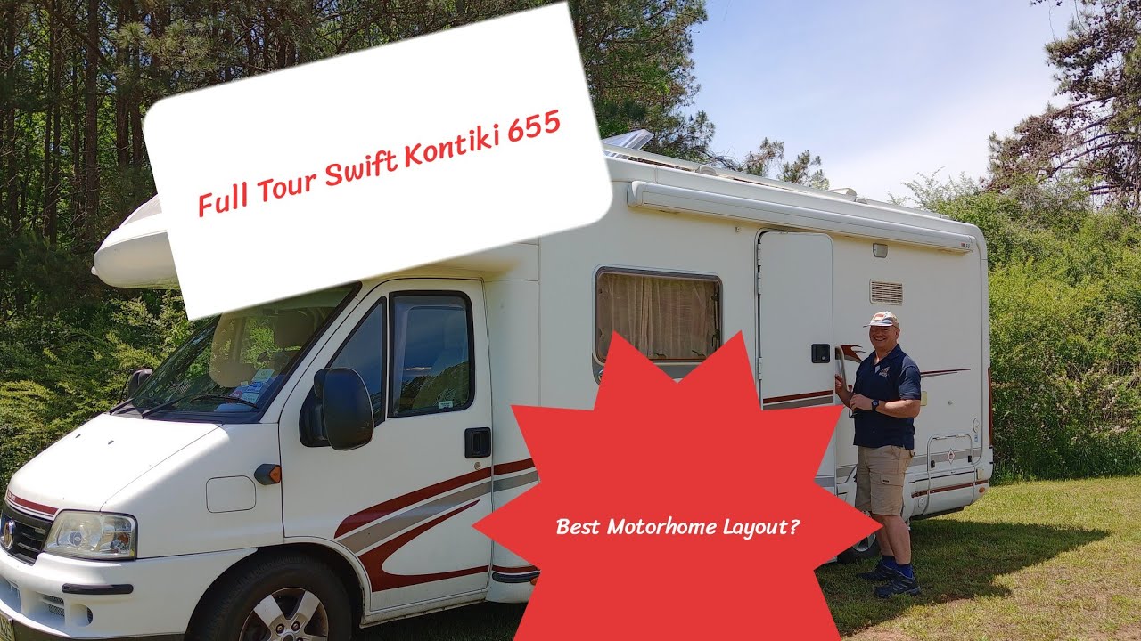 Tour of SWIFT KONTIKI 655: Best Motorhome Layout for Full-time Vanlife?