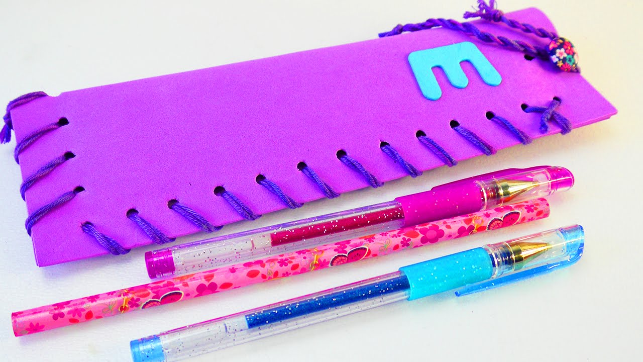 DIY Stiftemäppchen für Eva | Super einfaches Etui selber machen | Back to School Idee | Pink Mädchen
