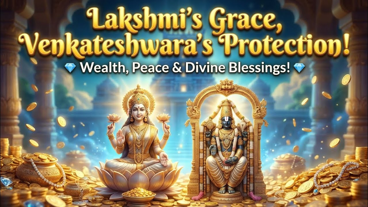 Lakshmi 🌺 & Venkateshwara Divine Blessings 💎 | Wealth & Peace
