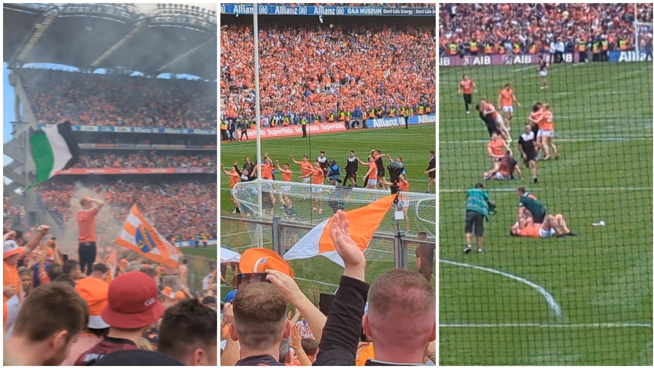 THE MOMENT ARMAGH WON THE ALL IRELAND 🏆 ALL IRELAND FINAL VLOG