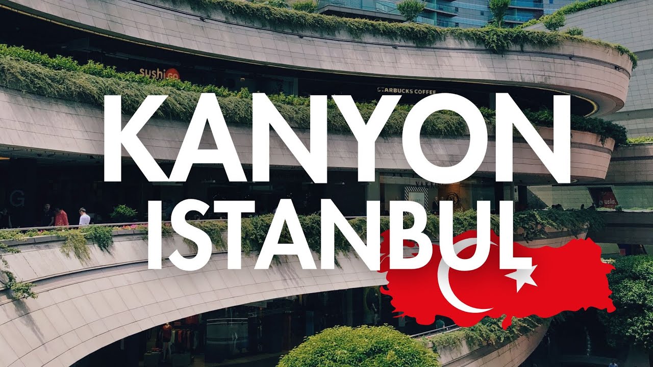 Kanyon Shopping Mall Istanbul, Turkey. Modern and Trendy!
