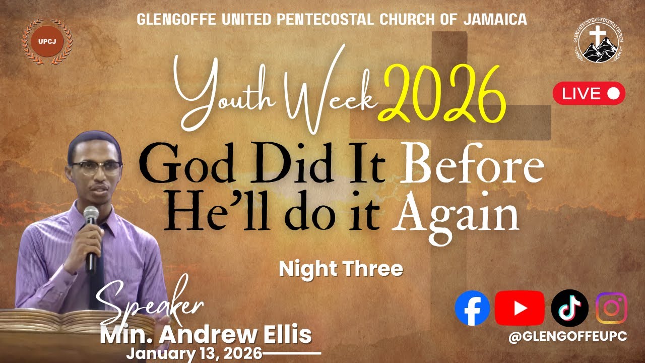 YOUTH WEEK!!! 2026 | Tuesday Night Service l Minister Andrew Ellis