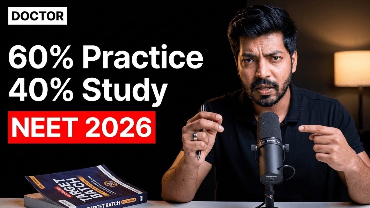 Simple 60-40 Rule for Final 60 Days of NEET 2026| #neet2026 #neetpreparation 