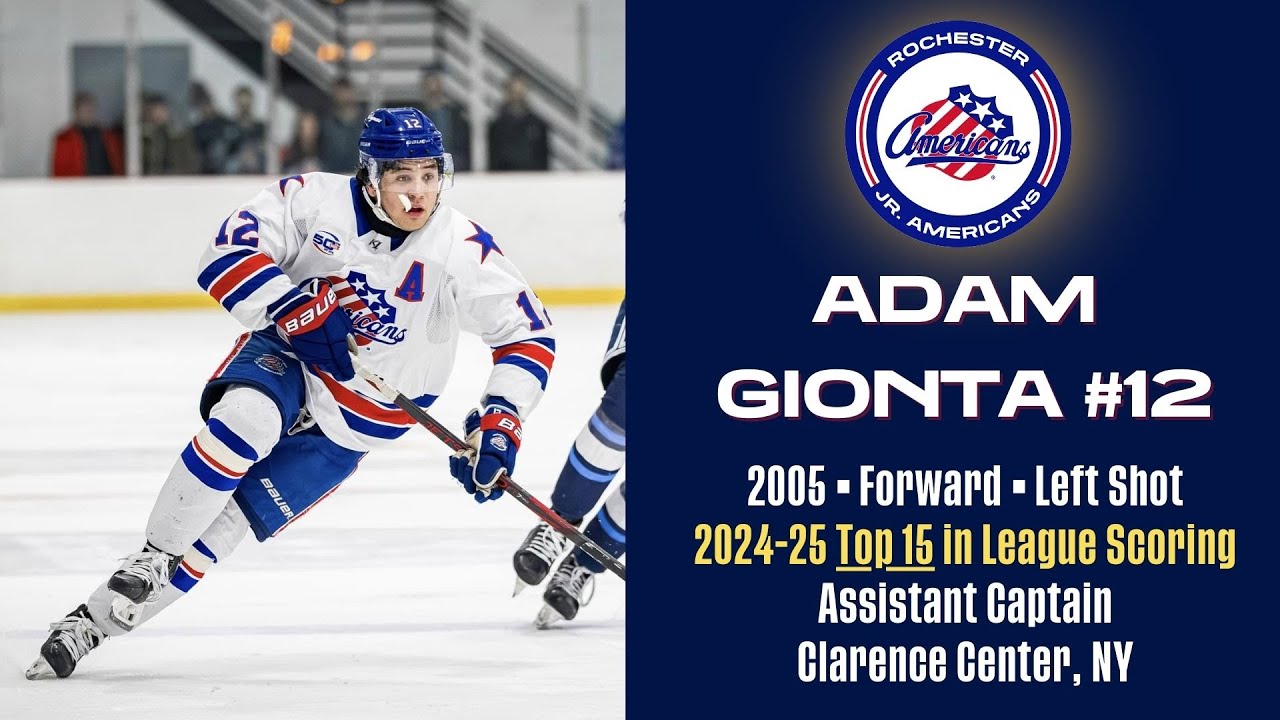 Adam Gionta #12 (2005, F) - 2024-25 Game Impact (Top 15 in NAHL Scoring)