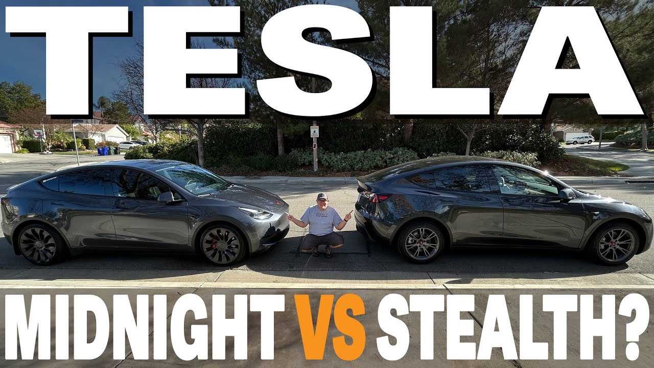The BATTLE of Grey! Tesla Stealth VS Midnight Silver