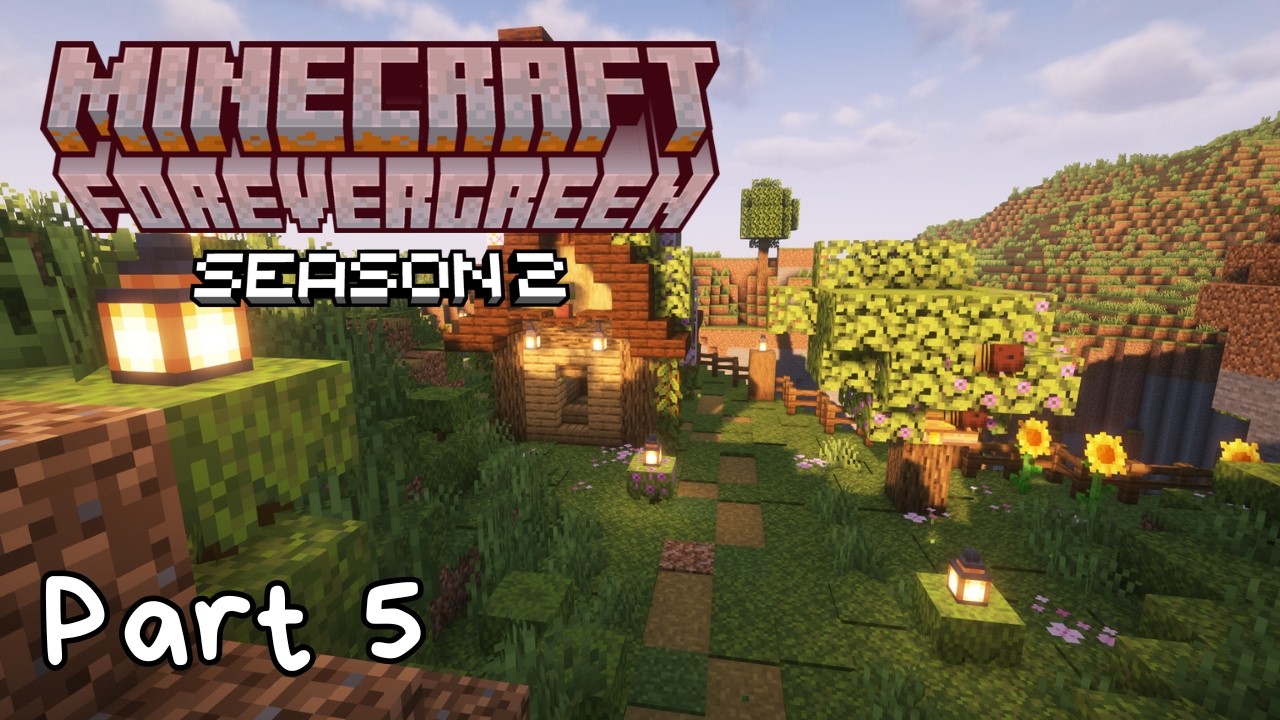 Lumberjack Simulator | Minecraft Forevergreen S2 P5 | No Commentary