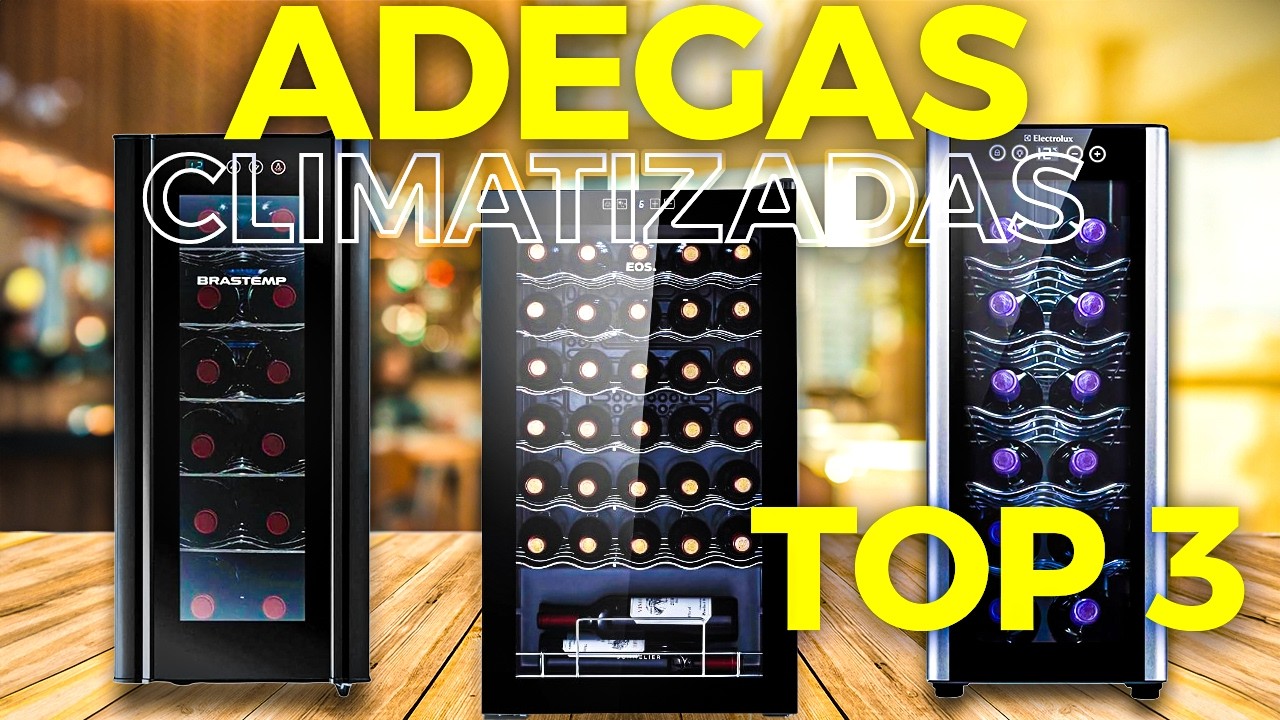 Top 3 Adegas Climatizadas Incríveis para Amantes de Vinho [✅ Quem ganha em 2025?]