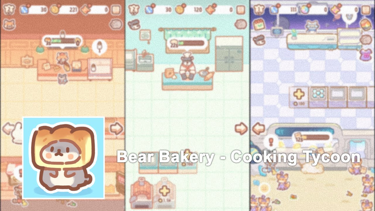 Bear Bakery - Cooking Tycoon | Xjiumi Gameplay