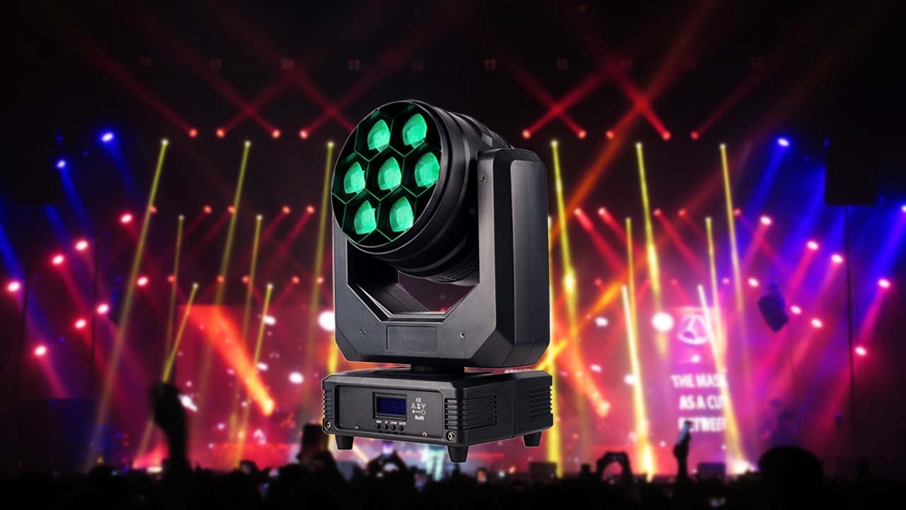 740Z 7x40W Zoom Wash Mini LED Moving Head