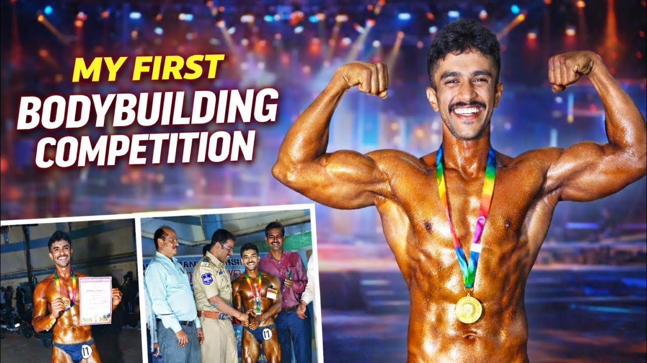 My First Bodybuilding Competition | Gold Medal in My First Bodybuilding Competition 🥇| vlog 