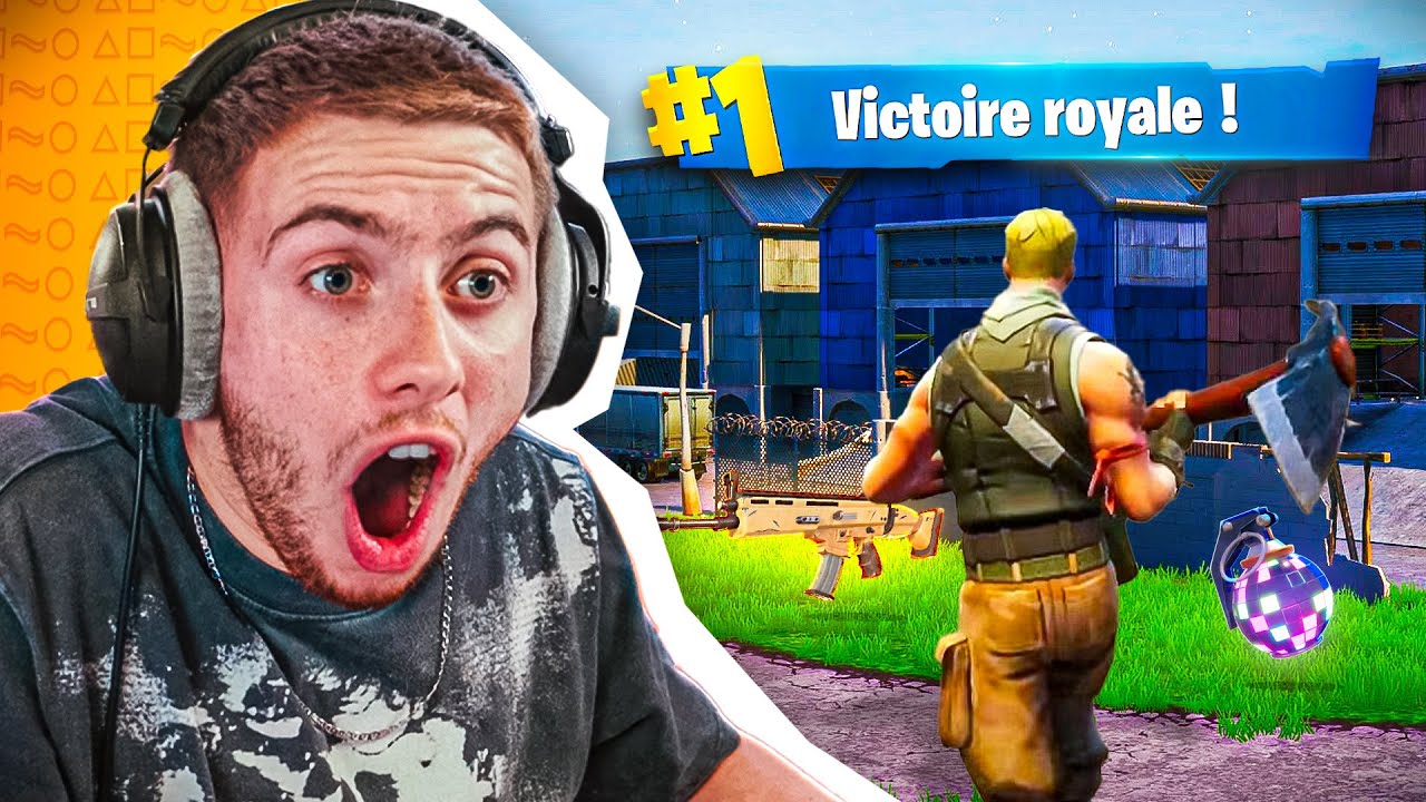 J'AI RÉUSSI À FAIRE TOP 1 sur la MAP du CHAPITRE 1 de Fortnite ! 😍 (oh les émotions)