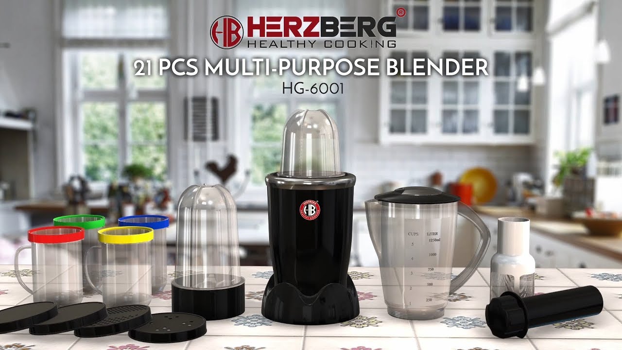 21 PCS MULTI-PURPOSE BLENDER HERZBERG HG-6001