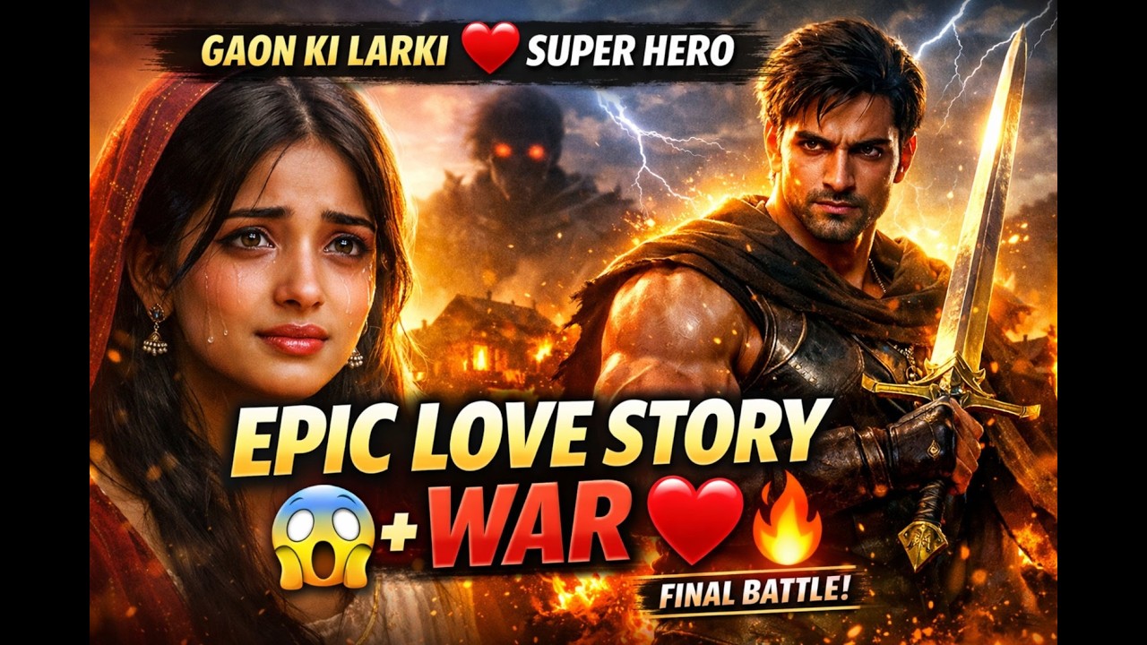 Gaon Ki Larki Aur Super Hero 😱 | Epic Love Story + War Movie | Chaand vs Zaheer Villian