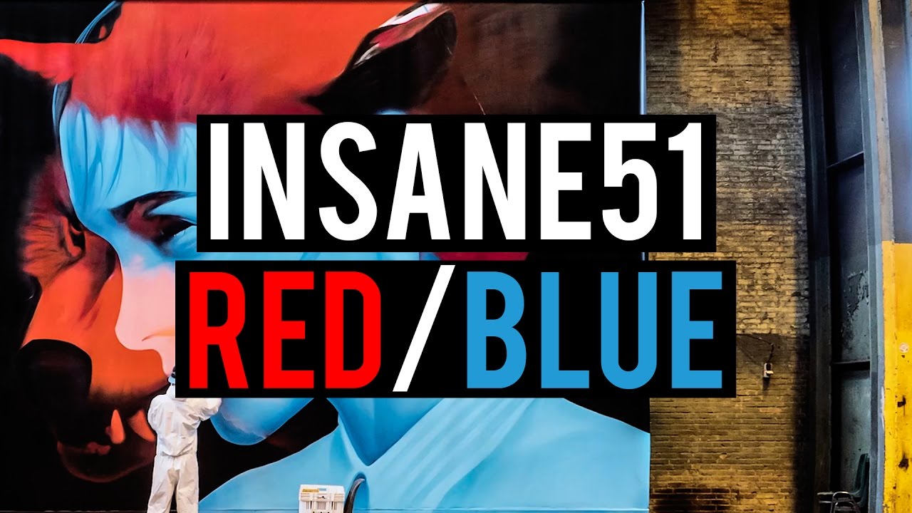 INSANE51 - Red and Blue • Sake Tattoo Crew