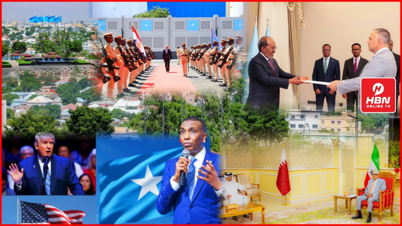 WARARKA SOOMAALIDA: JAWAABTA SOOMAALIYA EE TRUMP + SAFARKA SAFIIRKA QADAR EE HARGEYSA + WARAR KALE