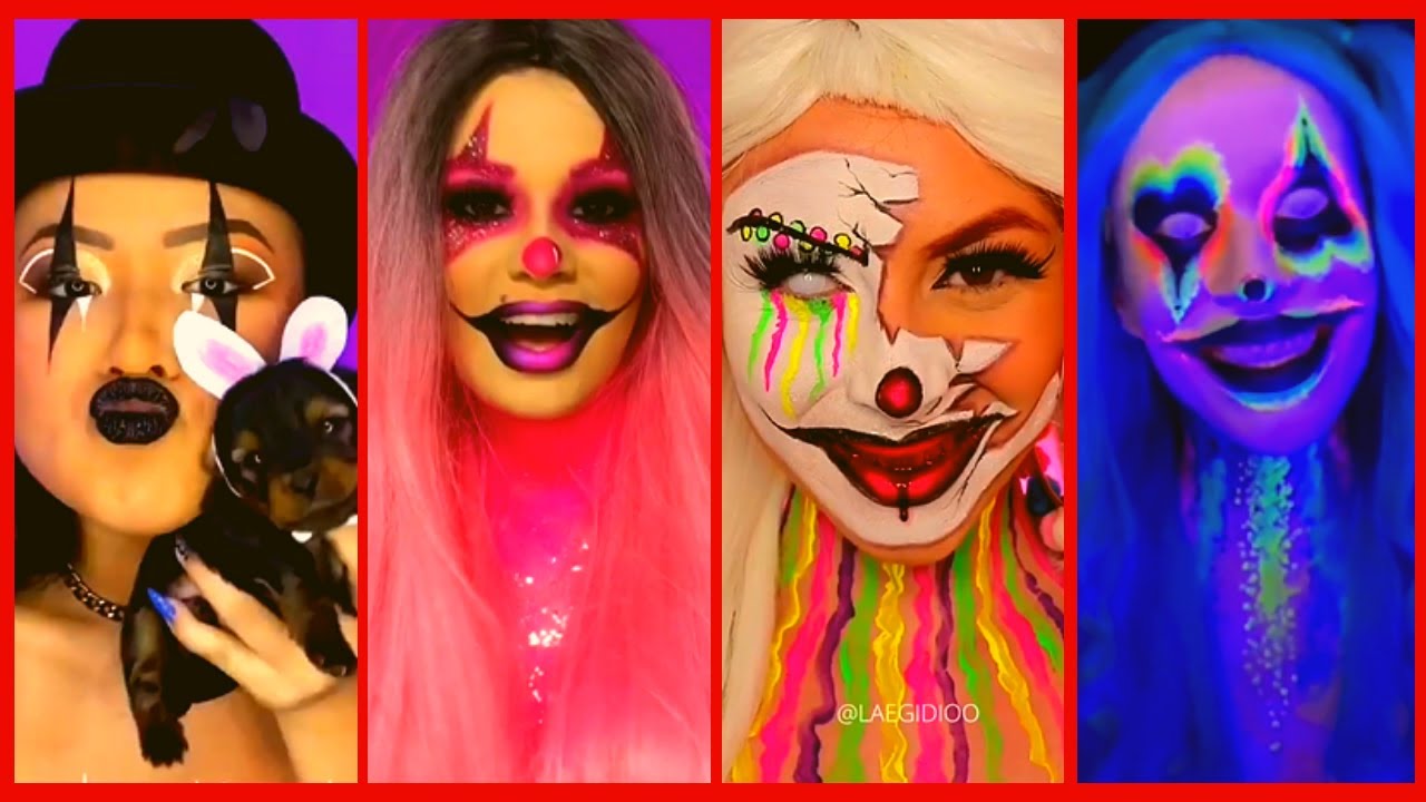 PALHAÇO CHALLENGE  |  CIRCUS CHALLENGE  |  TREND CLOWN TIKTOK MAKEUP CHALLENGE 🤡