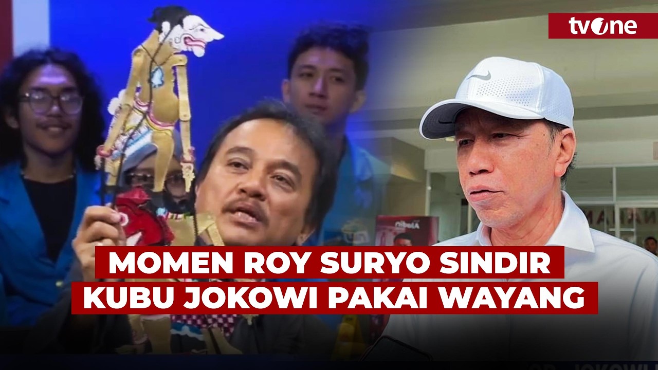Sindir Kubu Jokowi Pakai Wayang, Roy Suryo: Datang Kesidang Kalau Berani | tvOne