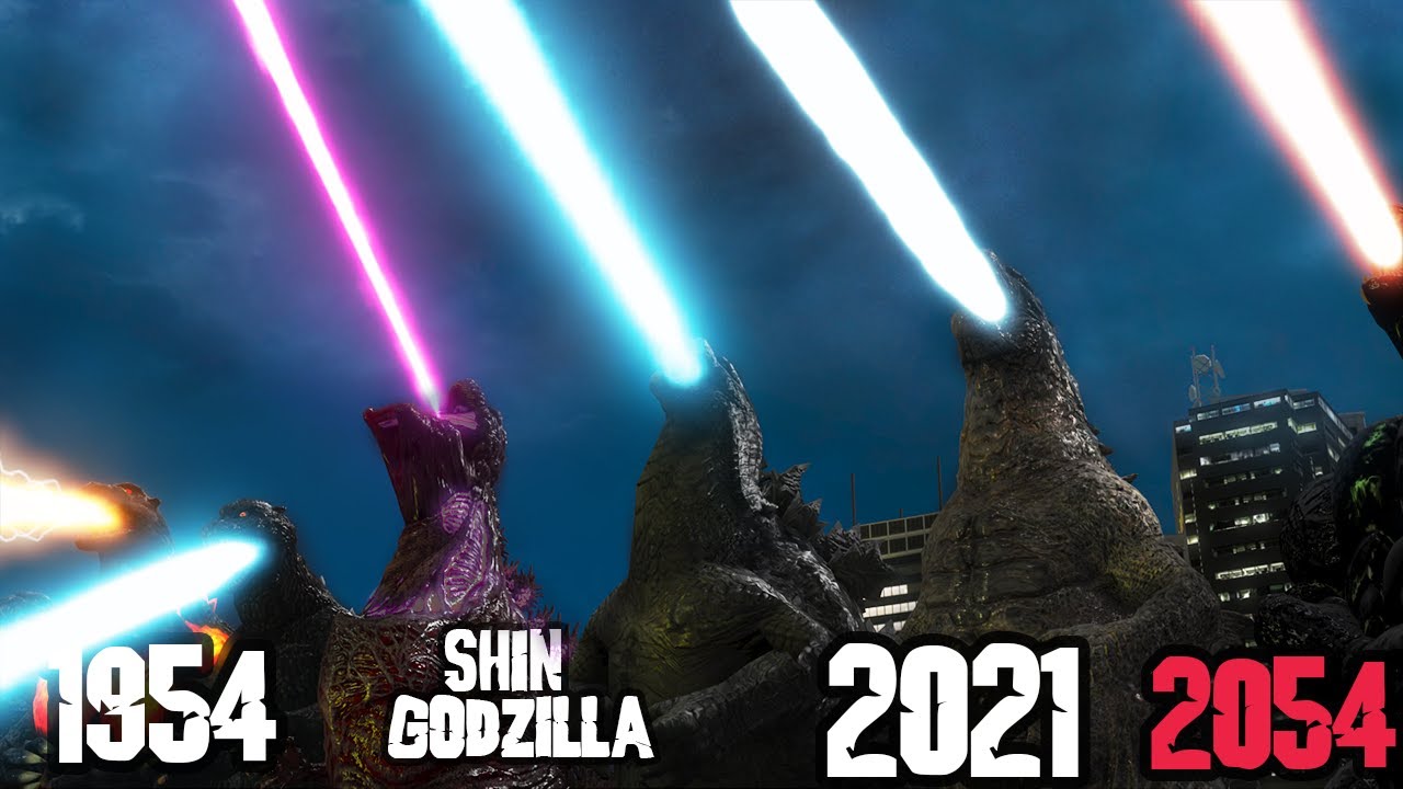 Evolution of GODZILLA'S ATOMIC BREATH [1954-2025-2055]