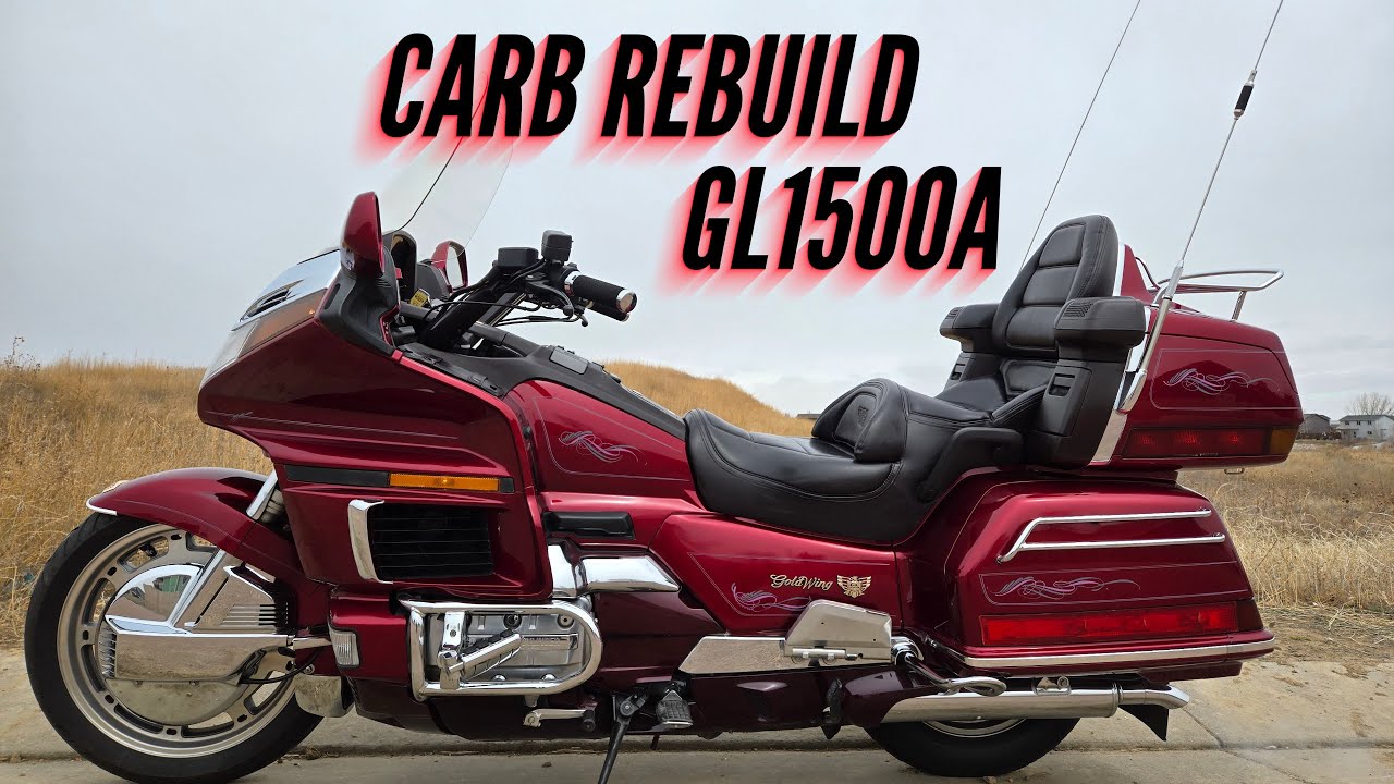 Carb Rebuild - Complete, start to finish, every detail. Honda Goldwing GL1500A 1995