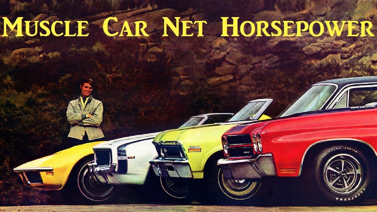 Muscle Car Net Horsepower
