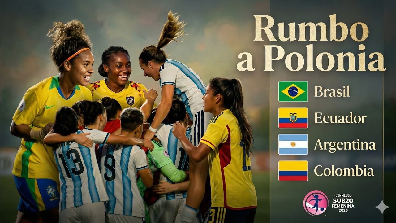 Mundial Femenino Sub20 2026 en Polonia | Las Cuatro Selecciones Clasificadas