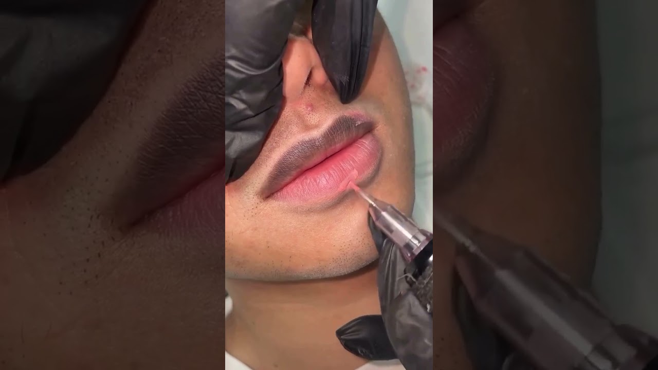 Neutralization process on smoker lips