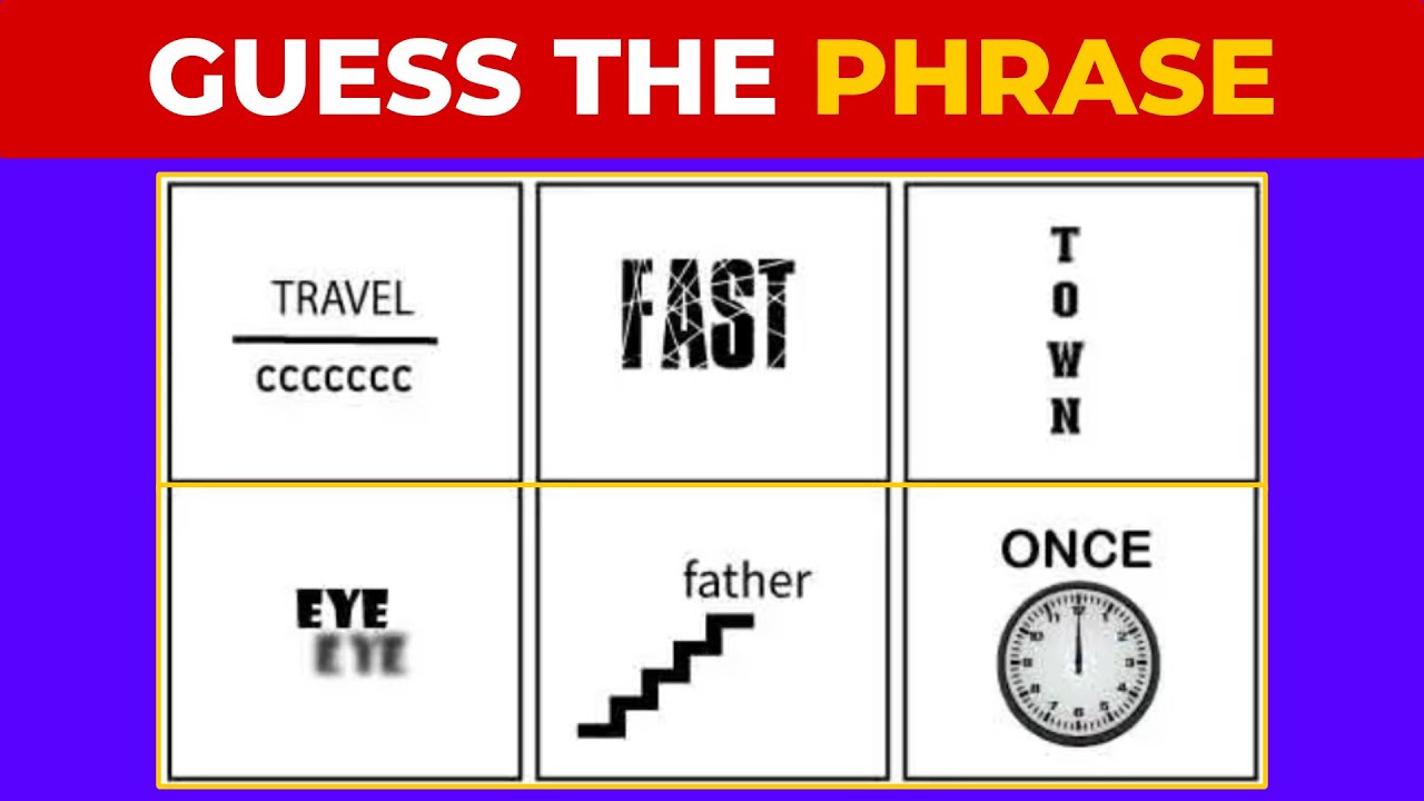 Rebus Puzzles That Will Test Your Brain 🧠 | Can You Guess the Hidden Phrases? | Brain Teaser Quiz