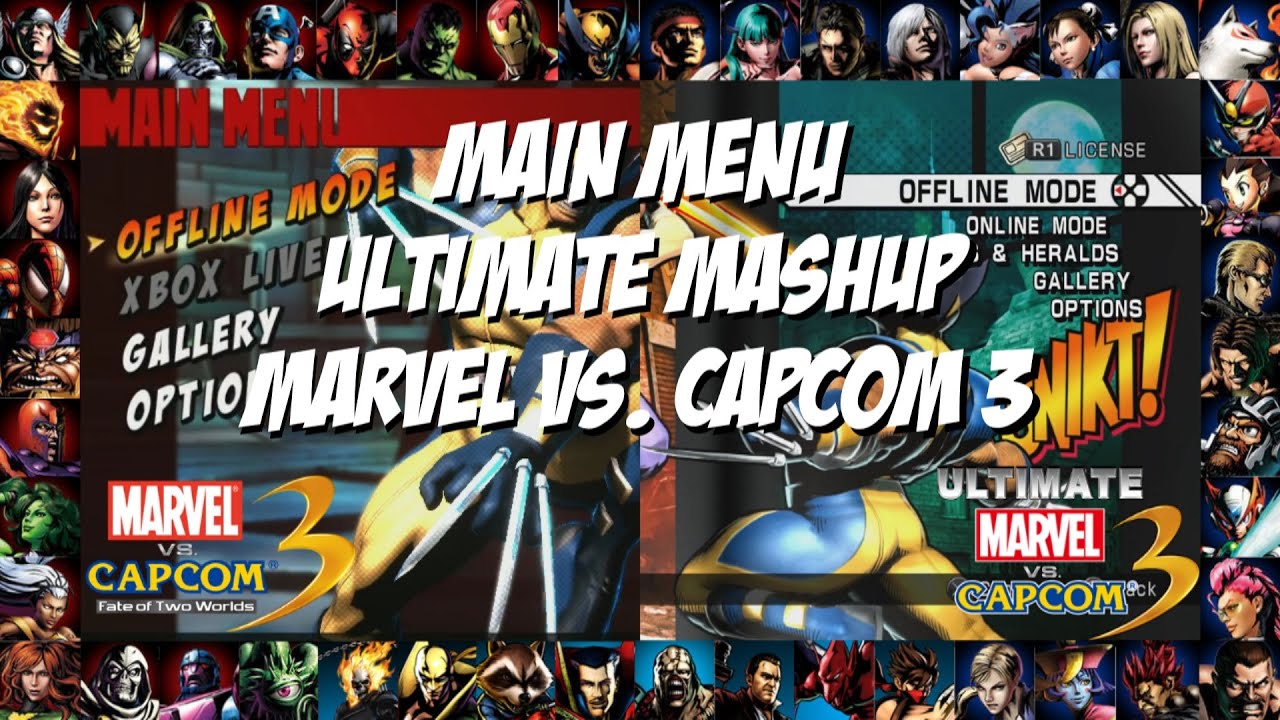 Main Menu Ultimate Mashup - (MvC3/UMvC3) [200 Subscriber Special]