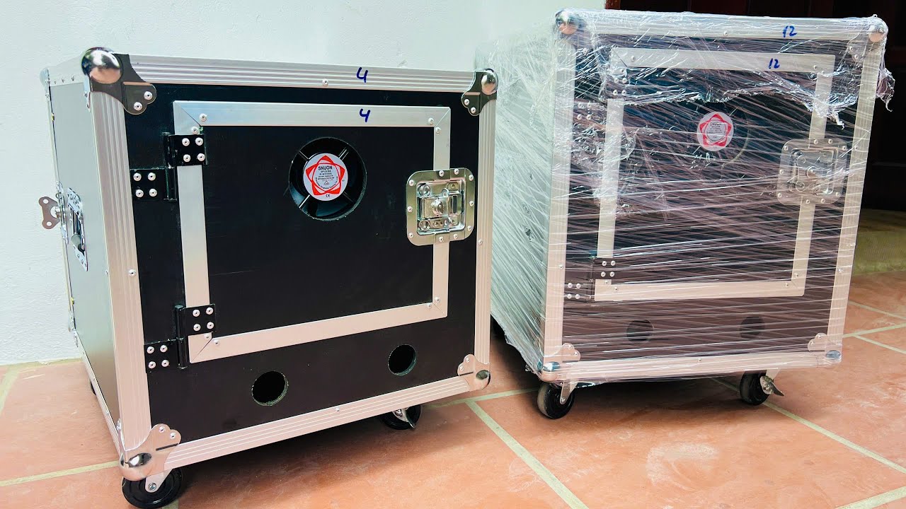 Tủ Máy Âm Thanh Viền Nhôm Cao Cấp 10U, 12U cho Gia Đình, Phòng Hát, Hội Trường - Tủ Rack, 0374684491