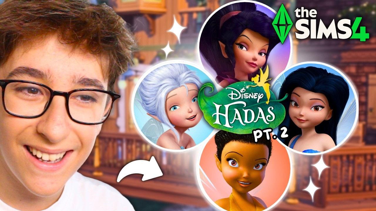 Cada MINICASA es un HADA DISNEY en Los Sims 4🧚‍♀️ Pt.2