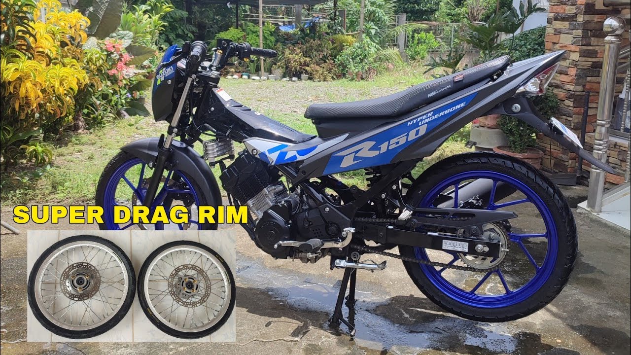 Super Drag rim installation Raider 150 carb