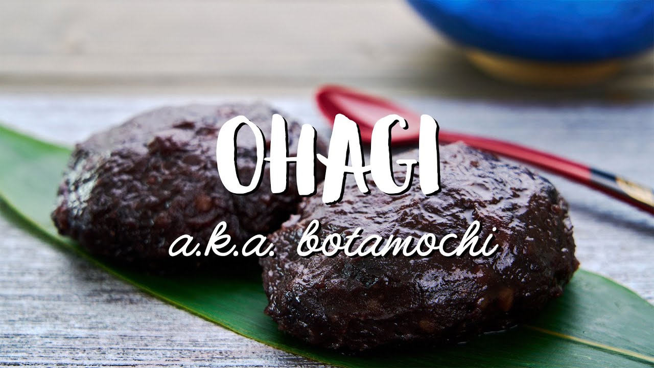 Botamochi Recipe (Ohagi) - Japanese Sweet Rice Balls