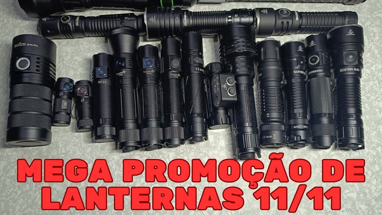 🔴 Mega Promoção de Lanternas 11/11 Aliexpress Melhores Lanternas em Promoção na Black Friday
