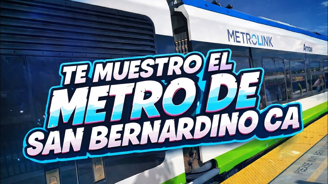 En el Metrolink de San Bernardino 