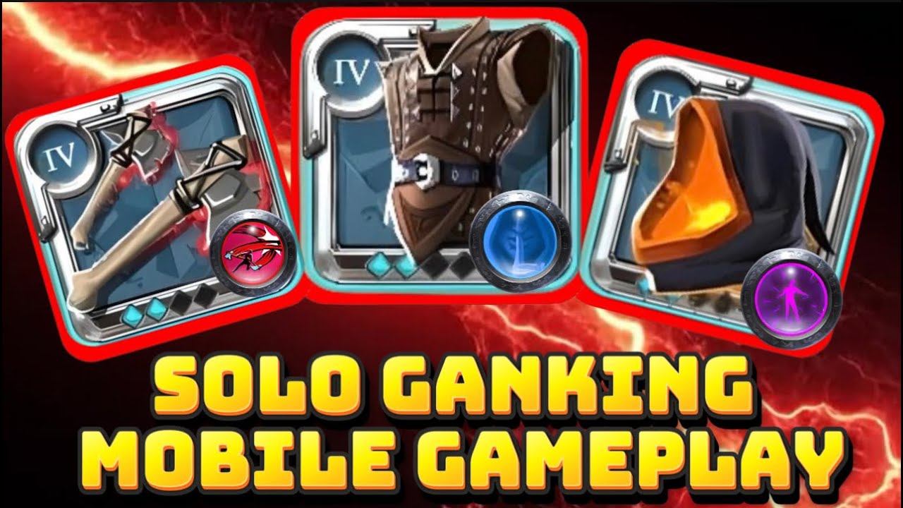 Bear Paws 4.2 Solo Ganking Mobile Gameplay | Albion Online