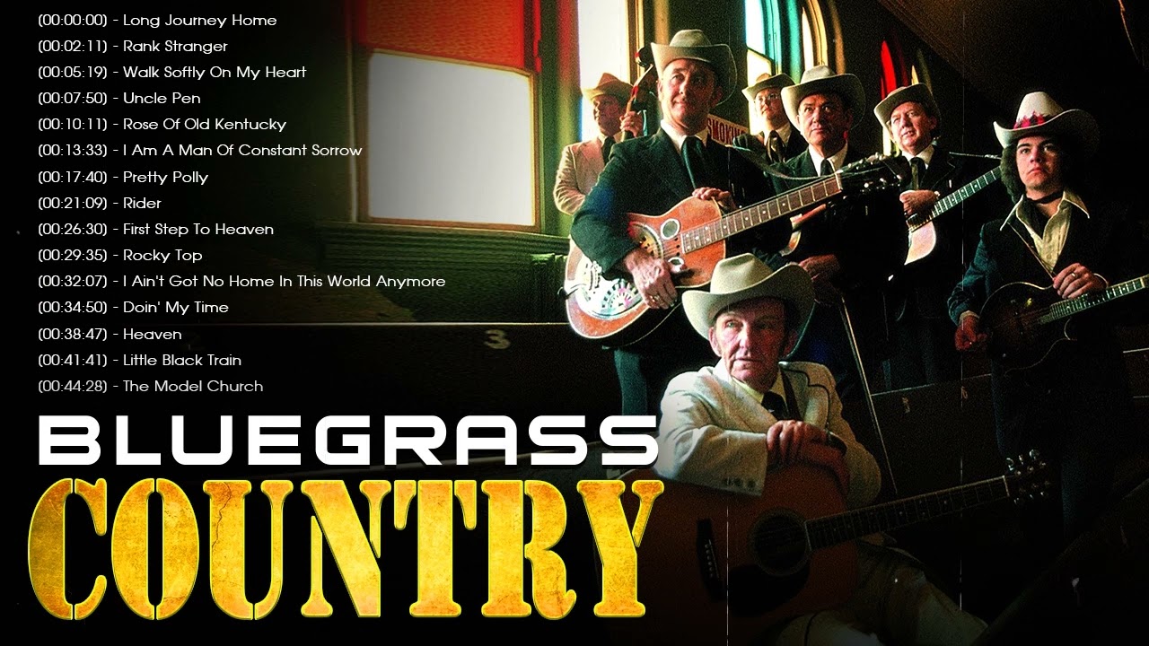Bill Monroe, John Hartford - BLUEGRASS COUNTRY MUSIC - TOP 100 CLASSIC BLUEGRASS COUNTRY SONGS